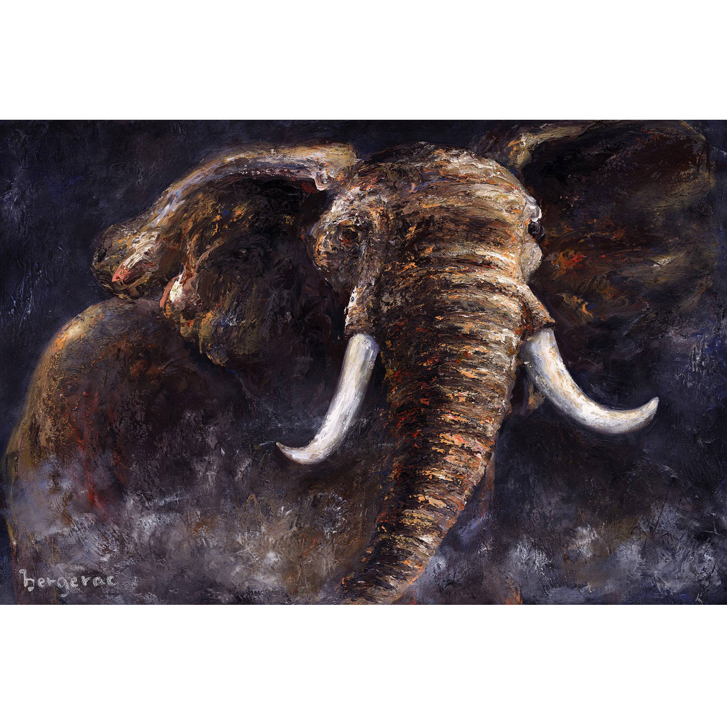 Marmont Hill "The Rising One" by Bergerac Painting Print on Wrapped Canvas