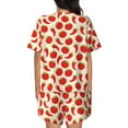 thumbnail image 3 of Lsque Tomatoes And Chili Women's Short-Sleeved Pajama Set - 2 Piece Soft and Lightweight Sleepwear Set-XX-Large, 3 of 9