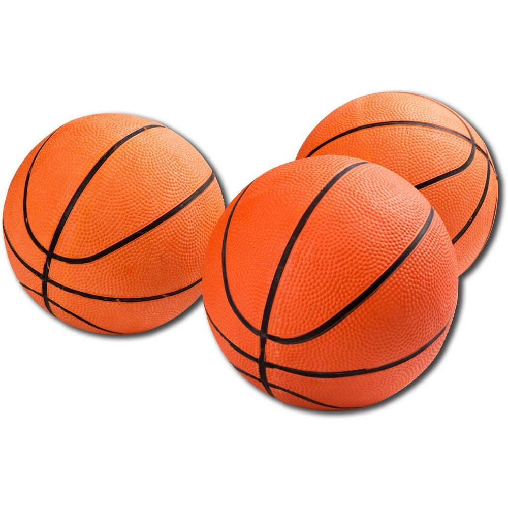 MD Sports 7" 3pcs Rubber Arcade Basketballs Replacement