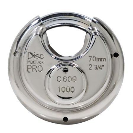 PACLOCK's DIsc Padlock PRO™ Series, Stainless Steel, Keyed Alike DL1, 100% Quality Tested in The USA