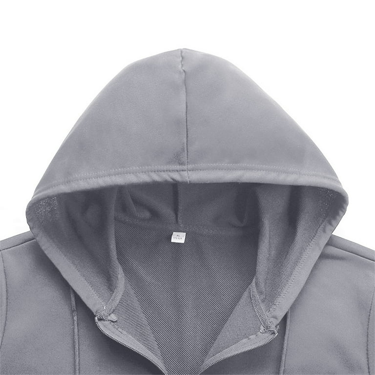 kpoplk Mens Hoodies Zip up Hooded Autumn Sport Hoodie for Men O