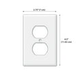 thumbnail image 2 of WIRESTER 1-Gang Duplex Outlet Cover Wall Plate/Switch Plate Cover, Classic Game Maze, 2 of 6