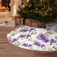 thumbnail image 5 of Sikiie Orchids Flowers Nativity Christmas Tree Skirt, Jesus Christian Winter Holiday Tree Mat Decoration(30-48IN), 5 of 6