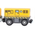 thumbnail image 2 of Battery Operated Action Locomotive Train Powerful Sound Lights Motorized Engines Trains for Kids Boys Girls Yellow Traction Train, 2 of 4