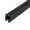 Black, variant on Unique Bargains Edge Trim U Seal Grey U Channel Edge Protector Fits 1/64'' - 1/16'' Edge 10 Feet Long Grey 1/64"-1/16"
