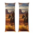 thumbnail image 1 of Fotbe Western Desert Cowboy Cloud Funda para Almohada Corporal con Diseño, Funda de Microfibra Ultrasuave de 20x54 Pulgadas, Ropa de Cama Elegante, 1 of 7