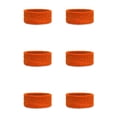 thumbnail image 6 of COUVER Adult/Youth Solid/Plain Cotton Affordable Terry Cloth Sports Wristband 1''-6Pair (Dark Orange), 6 of 8