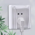 thumbnail image 5 of 86 Type Socket Waterproof Box Plastics Electrical Outlet Cover Splashes Guard Box Cover for Bathroom, Kitchen, Balcony, 5 of 9