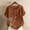 Blouse-Coffee, variant on Gamivast Women's Tops Plus Size Short Sleeve Crew Neck Going out Tops Floral Printed Button Side Casual Blouse Summer Everyday Outfits