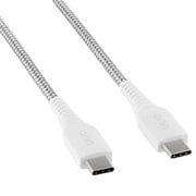 Onn 6 USB Type-C Cable if Certified White, 1 Pack