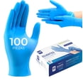 thumbnail image 2 of Guantes De Nitrilo Libre De Latex Sin Polvo Modelo Azul 100pz, 2 of 4