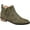 Olive, variant on Journee Womens Ellis Inside Zip Stacked Heel Booties