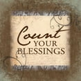 thumbnail image 2 of Grey, Jace 12x12 Gold Ornate Wood Framed with Double Matting Museum Art Print Titled - Count Your Blessings, 2 of 4