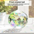 thumbnail image 2 of Cristal transparente Bola de cristal Prisma Suncatcher Rainbow Maker, Esfera facetada Mirando la bola para la ventana, Feng Shui, Decoración del jardín de la oficina en el hogar (100 mm3.94 pulgadas) Fason CZJJ-ZH105, 2 of 7
