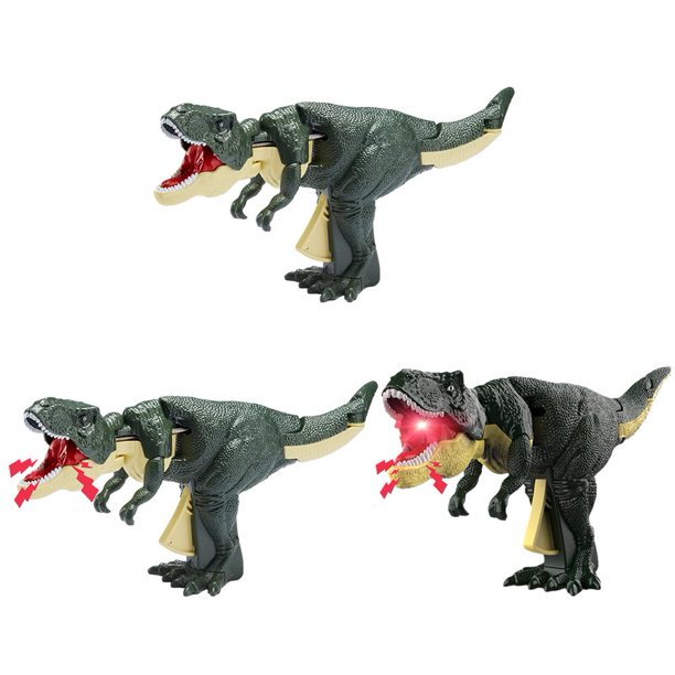 Efectos de sonido manuales Versión ligera Juguete de dinosaurio creativo Presión dinámica 28 CM ( + )