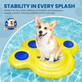 thumbnail image 4 of Paws Aboard Doggy Lazy Raft, Puncture Resistant Vinyl Dog Float, Perfect for the Lake, Pool, River and Boat - Large (50” x 39”), 4 of 4