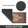thumbnail image 7 of Boho Orange Farmhouse Cute Tribal Aesthetic (14) Rugs and Mats Non Skid Washable Absorbent Microfiber Soft Kitchen Mat for Floor Set Of 2 Decor Stain Resistant 17"x47"+17"x30", 7 of 7