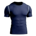 thumbnail image 3 of RongHuan Men's Casual T Shirt Lightweight Workout Tee Shirts Regular Fit Gym Tshirt Summer Crew Neck Top, 3 of 8