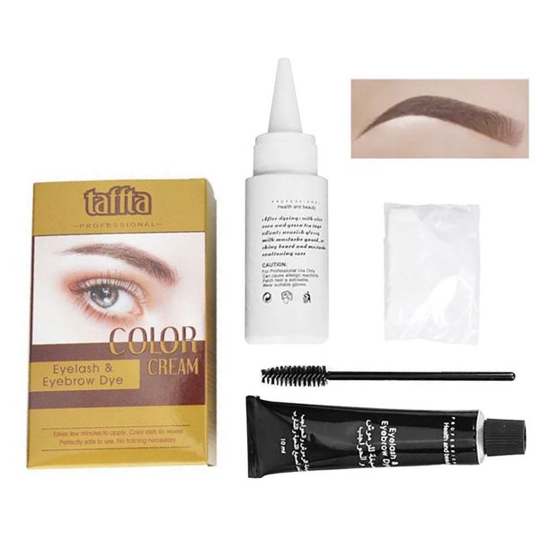 Eyebrow Dye Kit Long Lasting Eyebrow Dye Activator and Brush for