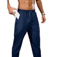 thumbnail image 2 of Youclos Mens 4-Way Stretch Joggers Athletic Pants - Breathable Stretchy Sweatpants Zipper Pockets for Gym and Daily, 2 of 7