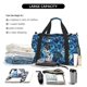 thumbnail image 5 of Balery Turtle，Shell Algae Starfish Coral Bolsa de Gimnasio para Mujeres, Bolsa de Viaje con Bolsillo Húmedo, Bolsa de Fin de Semana para Mujeres, Bolsa de Viaje Resistente al Agua, 5 of 7
