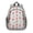 Fireman and Helmet, variant on Fireman and Axe Green Pattern Backpack for School, Cute School Bag with Adjustable Shoulder Straps and Padded Back, 15"x11.42"x5.5"