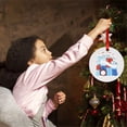 thumbnail image 2 of SLYNSHome Christmas Ornament 2024 New,Christmas Tree Personalized Ornament,Happy Family Hanging Decoration Christmas Creative Family Pendant First Christmas in New Home Ornament Sign (Family of 6), 2 of 5