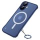 thumbnail image 1 of For iPhone 16 Case Compatible with MagSafe Matte PC Frameless Mobile Cover - Black, 1 of 5