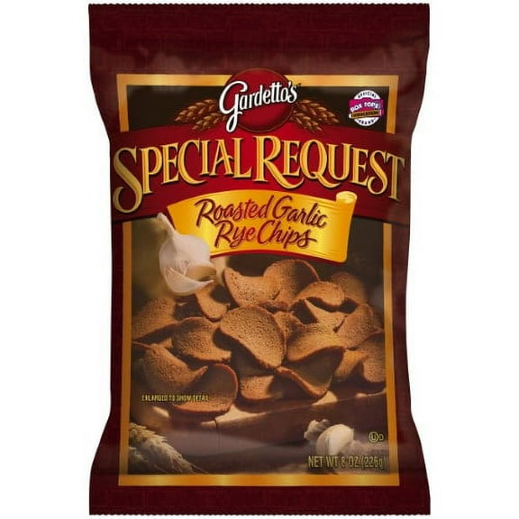 Gardetto's Special Request Rye Chips, Garlic, 8 oz (Pack of 2)