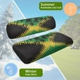 thumbnail image 5 of Yuyamidu Jamaican Flag Golf Cart Seat Covers for Front Seat Coconut Tree Back Rest Seat Cover for Golf Cart Seat Cushion Cover Fits All 2-Seat Golf Carts, 2 Pack, 5 of 7