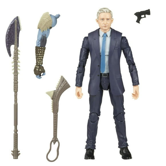 Marvel Legends Series Black Panther Legacy Collection Everett Ross 6-inch MCU Action Figure Toy, 1 Accessory, 3 Build-A-Figure Parts
