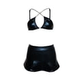 thumbnail image 5 of Gibobby Lenceria mujer sexy Conjunto de Lencería Sexy de Colegiala, Pijamas Caseros Sexy para Mujer, Ropa de Encaje Regalo de Aniversario(Negro, CH), 5 of 5