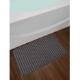 thumbnail image 2 of Geometric Bath Mat, Minimalist Design Repeating Tiny Triangles Simple Geometric Illustration, Plush Bathroom Decor Mat with Non Slip Backing, 29.5" X 17.5", Black and White, by Ambesonne, 2 of 2