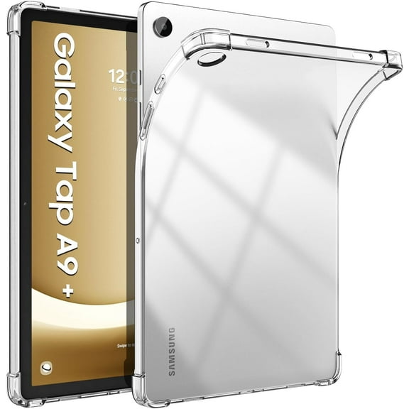 XIHAMA Tersely Clear Case Cover for Samsung Galaxy Tab A9 Plus/A9 11 inch(SM-X210, SM-X215, SM-X216), Air Hybrid Slim Fit Shockproof Crystal TPU Protective Case Cover for Samsung Galaxy Tab A9 2023