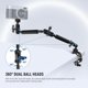 thumbnail image 3 of Soporte de cámara NEEWER 22 Magic Arm con abrazadera de escritorio en C para ARRI, 3 of 9