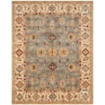 thumbnail image 1 of Safavieh Antiquities Collection AT847A Handmade Traditional Oriental Blue and Ivory Wool Area Rug (5' x 8'), 1 of 3