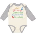 thumbnail image 3 of Inktastic Aviation mechanic like Daddy Boys or Girls Long Sleeve Baby Bodysuit, 3 of 5