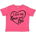 thumbnail image 3 of Inktastic I Love My Oma and Opa in Black Chalk Heart Boys or Girls Toddler T-Shirt, 3 of 5