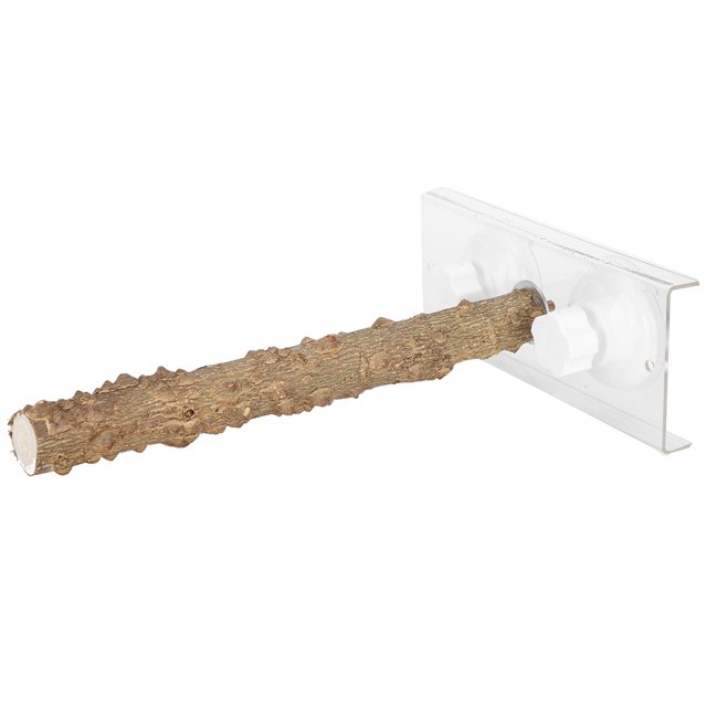 Bird Shower Perch, Pet Standing Rod, Bird Wood Standing Rod With Suction Cup For Parrots