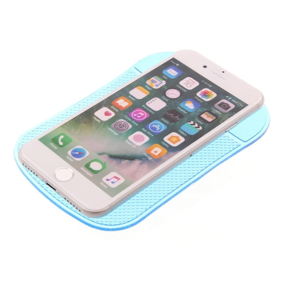 Dash Car Mount for Samsung Galaxy S25/Ultra/Plus - Sticky Holder Non-Slip Grip Mat Blue