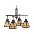 thumbnail image 3 of Meyda Tiffany 107066 Valencia Mission 4 Light 30" Wide Chandelier - Bronze, 3 of 6