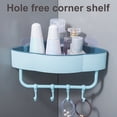thumbnail image 3 of Ounissouiy Estante esquinero para baño, soporte adhesivo para almacenamiento, cesta para ducha y champú PP Juegos de accesorios de baño, 3 of 6