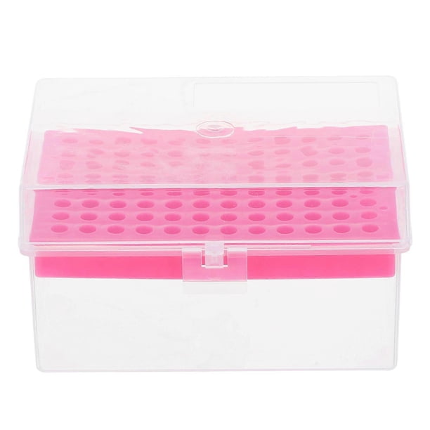 Plastic Pipette Tips Box 96 Well Pipettor Tip Holder Container Storage Box With Lid Ideal For Scientific Research And Experiments Laboratory Supplies