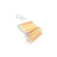 thumbnail image 2 of 100 barras luminosas de neón para Halloween, pulseras, suministros para fiestas, decoraciones, collares luminosos multicolores para decoración de 20 cm x 05 cm, 2 of 9