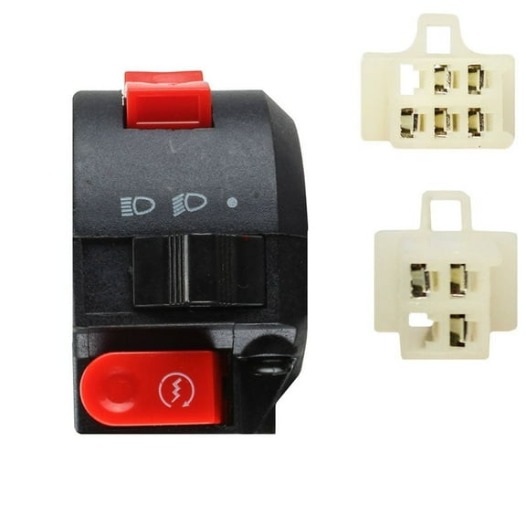 Left Start Kill Light Switch Assembly - 8 Wire - Kazuma Falcon 110cc ATVs 110 CC 110c Quad 4 Wheeler