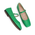 thumbnail image 6 of longantii Mary Jane Shoes Women Slip on Dressy Ballet Flats Shoes for Women New Fashion Non-Slip Flats for School Office Walking Casual Formal Work Green, 6 of 7