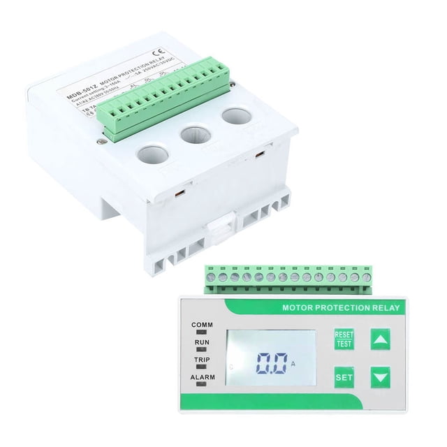 Protector De Motor Eléctrico, Protector De Motor, Relé De Protección Contra Pérdida De Fase, Con Pantalla LCD Industria Para Procesamiento De Maquinaria De Protección De Motor YLSHRF Phase Loss Protector