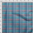 thumbnail image 2 of oneOone Viscose Chiffon Fabric Madras Check Decor Fabric Printed BTY 42 Inch Wide, 2 of 3