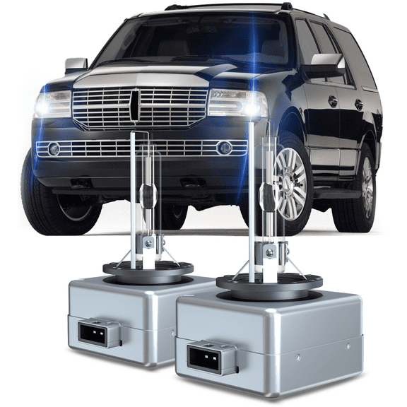For 2007-2018 Lincoln Navigator Headlights Bulb D3S HID High Low Beam Bi-Xenon Lamp 2 Pack