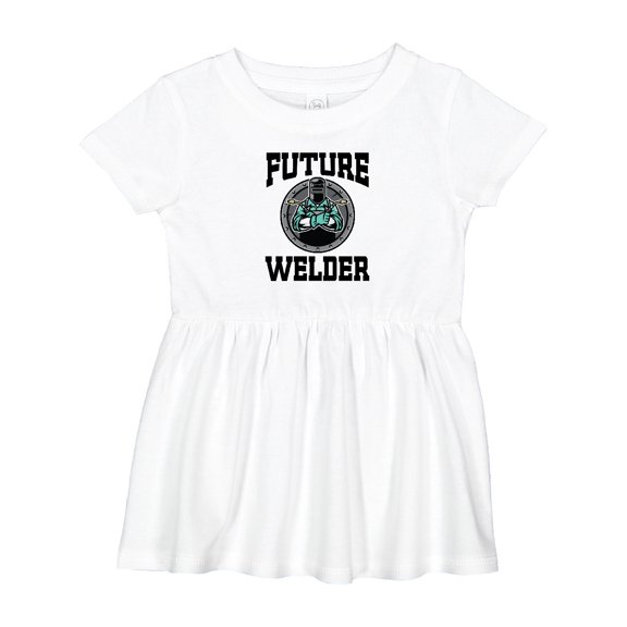 Inktastic Welding Future Welder Baby Clothes Girls Baby Dress